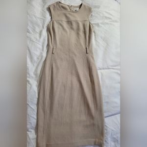 Calvin Klein Tan Midi Dress